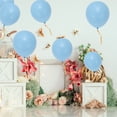 thumbnail image 5 of Unique Bargains 20 Pcs Latex Party Balloons 10-inch Round Helium Balloon Light Blue, 5 of 6
