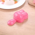 thumbnail image 4 of Ounissouiy Molde de bolas de arroz para doméstico, moldes para hacer alimentos, herramienta de mano para cocinar, Adorable conejito en forma Mostrada, 4 of 6