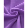 thumbnail image 5 of YUUMIN Girls Fleece Lined Bodysuit Long Sleeve Ballet Leotard Kids Dance Undergarment Thermal Purple 140, 5 of 7