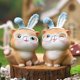 thumbnail image 4 of Gwong Decoración hogareña Delicada Mini estatua Regalos perfectos Resina Cats Forma Figurilla decorativa en miniatura para el hogar Gwong 21083793, 4 of 6