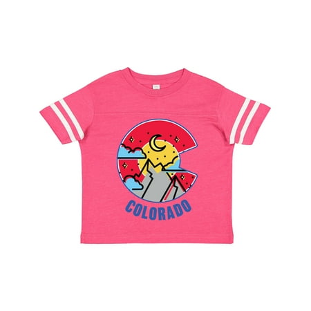 

Inktastic Colorado Mountain Scene with Clouds and Moon Gift Toddler Boy or Toddler Girl T-Shirt