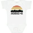 thumbnail image 3 of Inktastic Anchorage Alaska Skyline Boys or Girls Baby Bodysuit, 3 of 5
