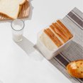 thumbnail image 4 of Airtight Bread Storage Container for Kitchen Countertops - Reusable Plastic Food Keeper with Clear Visibility (24x15cm Freshness Organizer), 4 of 6