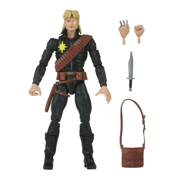Marvel Legends Series X-Men Classic Longshot 6-inch Action Figure, 4 Accessories