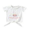 thumbnail image 2 of Ensembles Fille Mermaid T-shirt à Manches Courtes Shorts à Sequins, 2 of 6