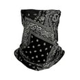 thumbnail image 1 of Protección solar para el rostro de mujer, a prueba de polvo, transpirable, para golf, cuello, cubrebocas Negro, 1 of 8