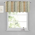 thumbnail image 3 of Kitchen Valance Curtains Colored Stripes Kitchen Window Curtains Window Valance for Living Room Bedroom Bathroom Dining Room 54X18 Inches, 3 of 5