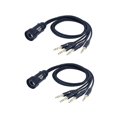 thumbnail image 1 of DMXNET Récepteur Serpent Multi-Réseau 4 Canaux, Extension de Signal Réseau CAT5/CAT6 DMX512, Prise Stéréo 6,35 mm, pour Scène et R, 1 of 4