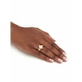 thumbnail image 3 of PalmBeach Jewelry 3.23 TCW Marquise Cut Cubic Zirconia Platinum-plated or Yellow Gold-plated Sterling Silver Engagement Ring, 3 of 5