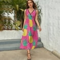 thumbnail image 5 of Lunarable Pineapple Art Sleeveless Dress Women's Summer Suit Dresses for Women 2025 Luxury Party Dress, 5 of 7