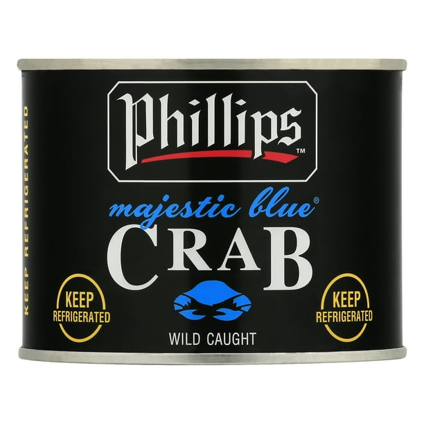 Phillips Crab Meat, Super Lump, Majestic Blue, Can