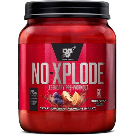 BSN N.O.-Xplode Pre-Workout Igniter - Fruit Punch 2.45 lbs Pwdr