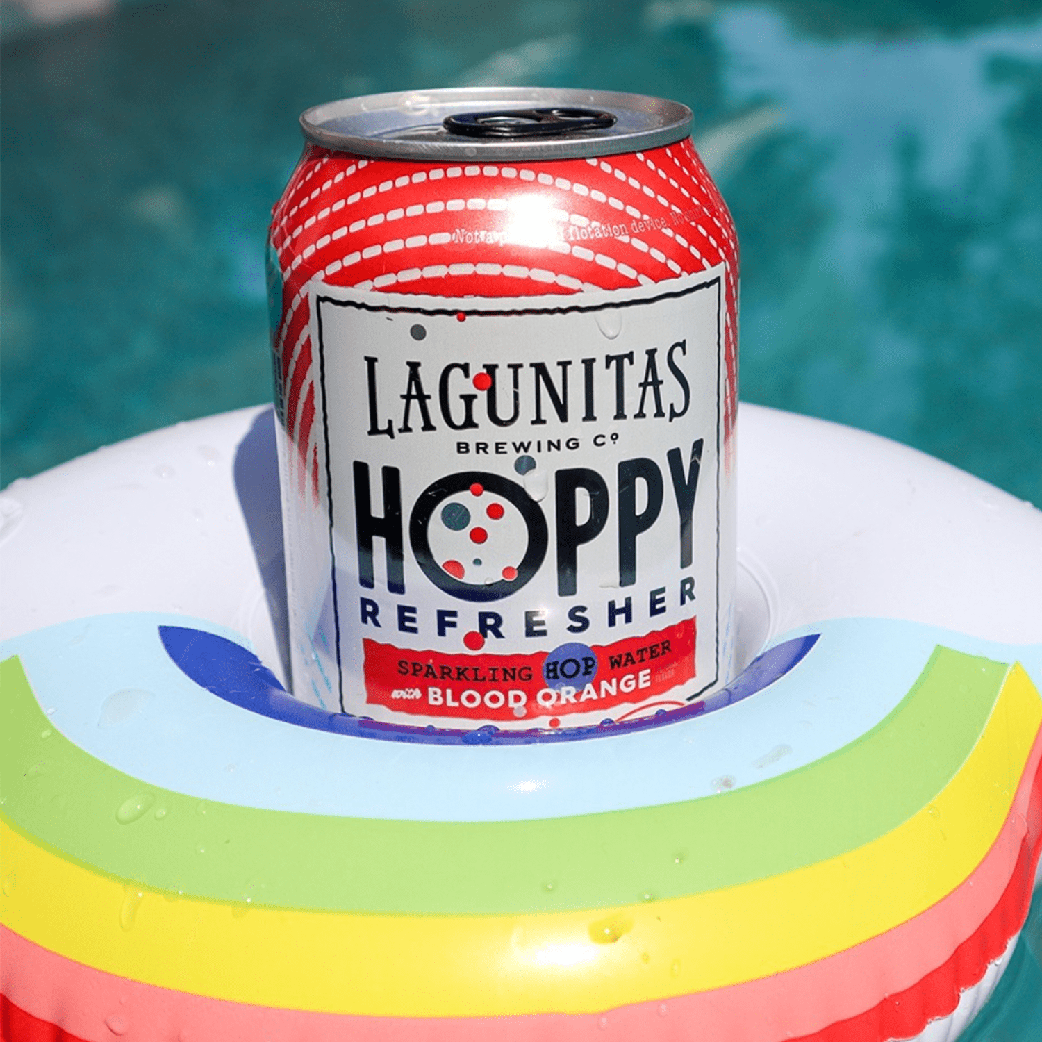 Lagunitas Hoppy Refresher, Berry lemon Non-Alcoholic Hop Water Drink | Refreshing Alcoholic Brew Substitute | 12oz Cans, 0.0% ABV