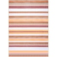 thumbnail image 2 of Astorug 4x6 ft Orange Red Machine Washable Rug Geometric Striped Low-Pile Carpet, Non-Slip Boho Design for Bedroom/Office/Kitchen, 2 of 8