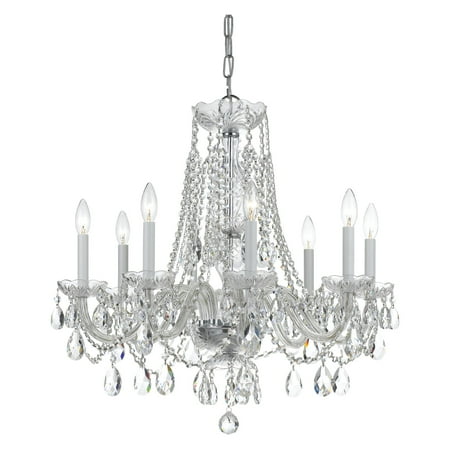 

Crystorama Traditional Crystal Chandelier 1138-CH-CL-MWP