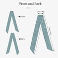 thumbnail image 2 of Wukai Turtle Print Hair Scarf for Women Fashion Silky Satin Headscarf Wrap Breathable Lightweight Neck Scarves For Handbag Accessories, 2 of 6