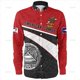 thumbnail image 1 of Camisas de manga larga con estampado 3D del emblema de Samoa polinesia de Harajuku de tamaño pequeño para hombres, blusa con solapa gráfica con patrones tribales de Samoa, 1 of 6