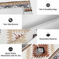 thumbnail image 5 of Orange Beige Boho Outdoor Rug 4x6 Ft, Non Slip Washable Area Rug, Vintage Ethnic Tribal Southwestern Patio Rugs Carpet Runner, Large Floor Mat for Indoor/Outdoor Deck Porch Camping, 5 of 8