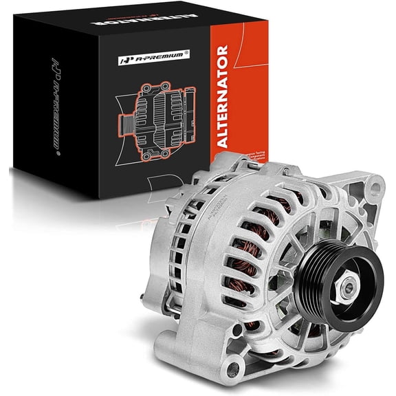 A-Premium Alternator Compatible with Ford Taurus & Mercury Sable 2000-2001 V6 3.0L, 12V 110A CW 6-Groove Pulley, Replace# YF1U10300DA, YF1Z10346DA