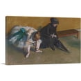 thumbnail image 1 of ARTCANVAS Waiting 1882 Canvas Art Print by Edgar Degas - Size: 60" x 40" (1.50" Deep) (3-Piece), 1 of 9