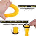 thumbnail image 2 of Gas Can Spout Replacement, Gas Can Nozzle, (6PC Kit-Yellow) Flexible Pour Nozzle Suitable for Most 1/2/5/10 Gal Oil Cans, 2 of 5