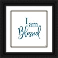 thumbnail image 1 of Lee, Judson 20x20 Black Ornate Wood Framed with Double Matting Museum Art Print Titled - I Am Blessed, 1 of 4