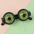 thumbnail image 1 of 1 piece of crazy eyes novel creative funny glasses, funny props prank toys (green funny model), 1 of 4