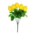 thumbnail image 2 of Rama de limón artificial Planta de limón falsa Elegante vívida con hojas realistas para Estilo B, 2 of 9