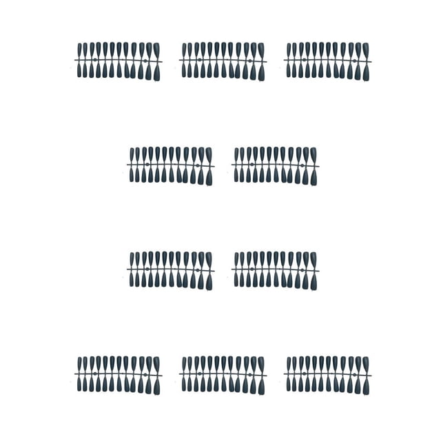Vogacara Tabletas para mejorar las uñas Diseño elegante de puntos Textura esmerilada Usable Uña falsa Llamativas puntas de manicura JM-11Gary JM-11Azul Gary 10piezas