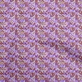 thumbnail image 1 of oneOone Georgette Viscose Purple Fabric Geometric Sewing Craft Projects Fabric Prints By Yard 42 Inch Wide, 1 of 4