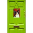 thumbnail image 2 of Carolines Treasures LH9345DS1216 Papillon Red and Green Snowflakes Holiday Christmas Wall or Door Hanging Prints 12WX16H, 2 of 2