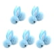 thumbnail image 2 of Bunny Toys DIY hecho a mano conejito de Pascua azul gris decoraciones de Pascua (azul) Ndcxsfigh libre de BPA, 2 of 8