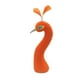 thumbnail image 2 of Adorno de cabeza de pavo real, decoración para coche de boda, adorno artesanal, flor naranja, 2 of 9