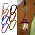 thumbnail image 2 of 6pack D Rings Shape Caribeaners Locking Carabiner Carabiner Clip Heavy Duty Buckles for Climbing and Outdoor, 2 of 8