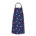 thumbnail image 3 of Cauagu Deep Down In The Ocean Aprons with Pockets,Waterproof Apron for Women,Kitchen Cooking Apron Adjustable Bib Aprons Chef Apron for Cooking,Drawing,Crafting, 3 of 8