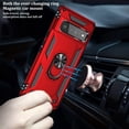 thumbnail image 4 of for Google Pixel 6 Pro 5G Full Body Hybrid Shockproof Bumper Cover Case, (Red), 4 of 11