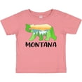 thumbnail image 3 of Inktastic Montana Lake and Trees in Bear Silhouette Boys or Girls Baby T-Shirt, 3 of 5
