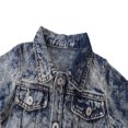 thumbnail image 5 of Toddler Denim Jacket for Boys Girls Button-Down Jeans Jackets Coat Retro Outerwear 1-6T, 5 of 11