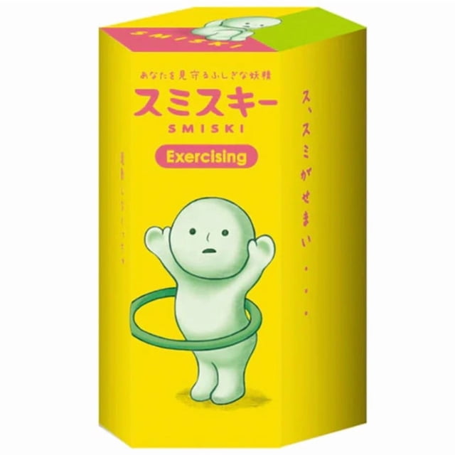 Serie de ejercicios Figure Smiski Dreams que brillan en la oscuridad