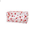 thumbnail image 2 of Bolsa de maquillaje transparente, bolsa de almacenamiento impermeable para lavado, Smiley Summer Love Peach Cat Charlie, 2 of 3