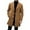 Khaki, variant on Fgnfyis Trench Coat Men Slim Fit Short Anorak Coat Blend Peacoat Jacket for Autumn Winter Windproof Outdoor Casual Wear Mens Jacket Winter GY1 L