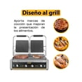 thumbnail image 3 of Plancha Panini Comercial Doble Parrilla, Rhino, PLANPA-3600, 3 of 9