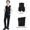 thumbnail image 4 of Lycody Boy's Formal Suit Set Slim Fit Kids Tuxedo Suits for Wedding Teen Toddler Boy Dress Suit Outfit, 4 of 5