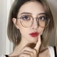 thumbnail image 4 of Montura de gafas anti luz azul poligonal para estudiantes femeninas con miopía, gafas con acabado, gafas versátiles, 4 of 6