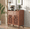 Brown, variant on JOEMEY Carved Sideboard Coffee Bar Cabinet with 1 Adjustable Shelves, 1 Drawer & 2 Doors