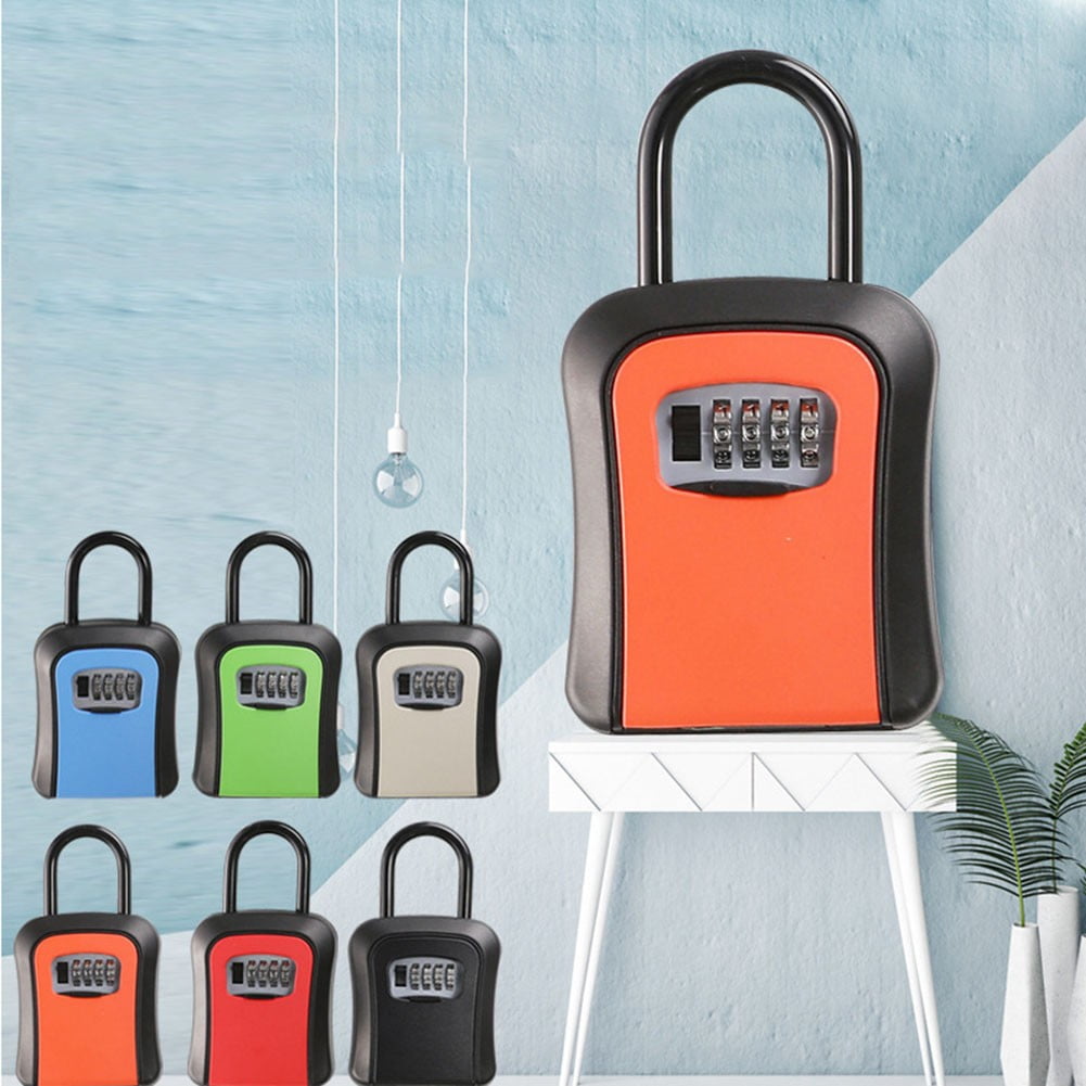 Storage Box Key Safe Box Wall-mounted Key Box Lock Combination Lock