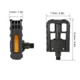 thumbnail image 2 of Pedales de bicicleta Pedales de bicicleta plegables Pedales de bicicleta de montaña negros Pedal de plataforma de ciclismo Accesorios de bicicleta Piezas de ciclismo 1 1, 2 of 5