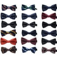 thumbnail image 4 of VONKY Cravate Formelle à Motif Coloré pour Hommes Adulte Homme Affaires Réunion Mariage Fil Polyester Nœud Papillon, 4 of 8