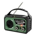 thumbnail image 2 of 16000mah Emergency Radio Solar Hand Crank Radio With BT LED Flashlight Power Bank SOS Alarm AM/FM Portable Radio ,Handy Bright, 2 of 2