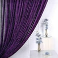 thumbnail image 2 of Efavormart 20FT x 10FT Purple Metallic Shiny Spandex Glittering Backdrop Panel for Photo Booth Parties Sparkly Background Photography Decoration Glitter Curtains Drapes, 2 of 11